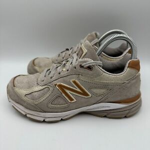 New Balance 990v4 Gray Tan Women’s Running Shoes Size 6.5 Made In USA