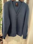 Vintage Arnold Palmer By Robert Bruce Virgin Wool Button Up Cardigan Sweater S