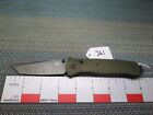 #361 Green Alum Benchmade 537GY-1 Bailout Tanto M4 Axis-Lock Knife Glass Punch