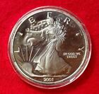 2001 American Silver Eagle - Giant Silver Round - 12 Toz. - .999 Silver - Proof