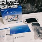 【Mint】SONY PlayStation Vita Glacier White  Wi-Fi Model PCH-2000 ZA22 PS Vita JP