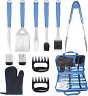 Stainless Steel BBQ Grill Tool Set Spatula Barbecue Tong Basting Brush Meat