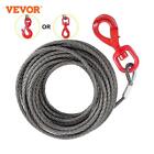 50 75 100 Inch Winch Cable Replacement Wire Rope 4400LBS Fiber Core Self Locking