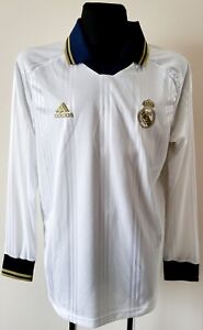 Real Madrid Home football Adidas Icons Tee Long Sleeve Jersey size Large