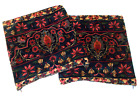 2 Rare Ralph Lauren Fabian Paisley Velvet Throw Pillow Covers Rug Pattern 13