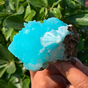New Listing289G Natural beautiful blue texture stone mineral sample quartz crystal