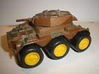 Vintage Tootsie Toy Brown Camo Army Tank Vehicle Diecast (N10) (N10)