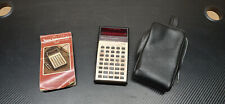 Vintage 1970’s Texas Instruments TI-30 Calculator, Red LED Display Case Manual