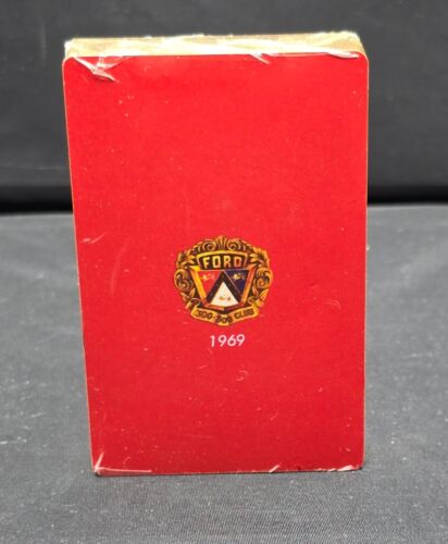 1969 Ford Motor Co Salesman Honors Banquet Award 300-500 Club Playing Cards NEW