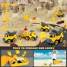 28PCS Kids 2lb Magic Sand Play Sand Kit  Construction Trucks Cars Sandbox Toys