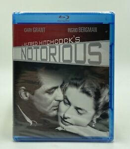 Alfred Hitchcock’s Notorious Blu-Ray *New & Sealed* Cary Grant Ingrid Bergman
