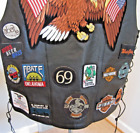 First Classics Leather Vest Snap Button XXL