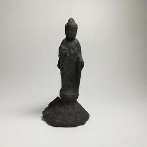 AMIDA NYORAI BUDDHA Amitabha Bronze Statue 3.3 inch 19TH C EDO Japanese Antique