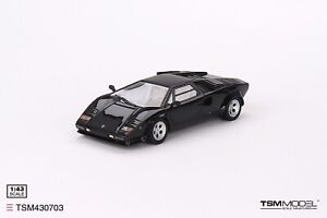 TSM430703 TSM-Model: 1/43 Lamborghini Countach 5000S Black 1982