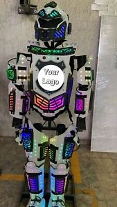 NEW MINI AMAZING LED ROBOT COSTUME ROBOTS SUIT DJ TRAJE PARTY SHOW GLOW SUITS