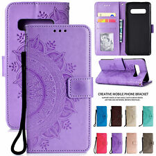 Leather Wallet Case For Samsung Galaxy S22 S21 S20 Plus Note 10 S9 S8 Card Cover