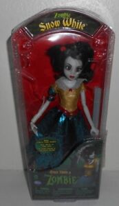 Once Upon a Zombie SNOW WHITE Doll W Collector Stand 2012 WowWee Princess New