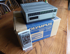Vintage 1980's Olympus VR-201 Video Tuner for VCR Tested working NEW OLD STOCK