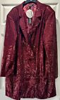 Red sequin Boohoo plus blazer dress. Size 18. New with tags.