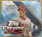 2018 Topps Chrome Baseball Sealed HTA Jumbo Box