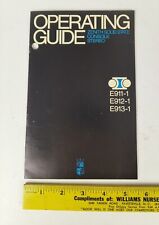 New ListingOperating Guide Zenith Solid State Console  Stereo E911-1 E912-1 E913-1