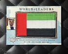 2020 Decision Abu Dhabi Al Nahyan World Leaders Flag Patch Card WL01