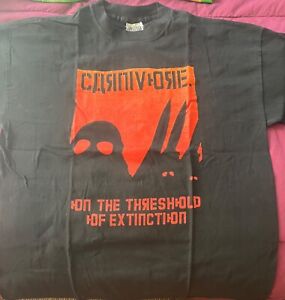 Vintage (NOS)  Carnivore T-shirt Extremely rare Size L