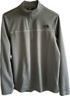 The North Face Mens Gray Textured Cap Rock Quarter Zip Fleece Sweatshirt Size L