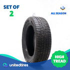 Set of (2) Used 225/60R18 General Altimax 365 AW 100H - 9/32