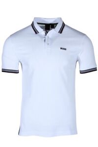 HUGO BOSS Paddy Men’s Regular Fit Polo Shirt in Natural 50469055 102