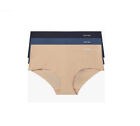Calvin Klein Underwear Women's Invisibles Seamless Hipster Panties 3 Pack MEDIUM