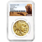 2024 $50 American Gold Buffalo NGC MS70 ER Buffalo Label