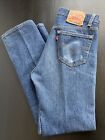 Levis 501XX Jeans Made in USA Blue Straight Button Fly 90s Denim 34x30 Vtg