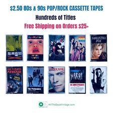 $2.50 CASSETTE TAPES: Buy 10 Get Free Shipping (Build Your Own) 80s 90s POP ROCK