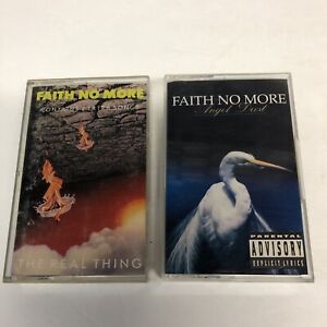 New ListingLot of 2 FAITH NO MORE Slash cassettes - THE REAL THING / ANGEL DUST