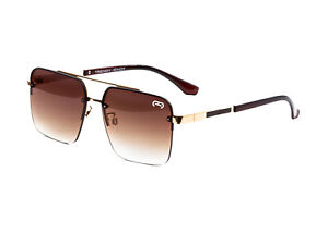 Trendy Jendy Sunglasses- Semi rimless Rectangular Unisex Sunglasses- Harleem