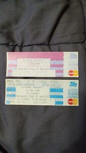 Lot Of 2 Elton John August 21st 1998 Full Tickets