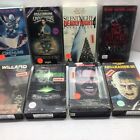 VHS Lot Of 8 Horror - The Shining, Willard, The Mangler, Gremlins