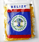 Belize MINI BANNER FLAG GREAT FOR CAR & HOME WINDOW MIRROR HANGING