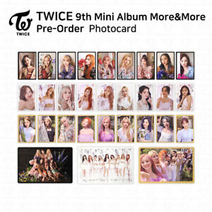 TWICE 9th Mini Album More And More Pre-Order Official Photocard K-POP KPOP