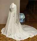 Muslim Caucasus Wedding Dresses Long Sleeves High Neck Traditional Bridal Gowns