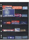 VINTAGE AIRMAIL LABEL COLLECTION