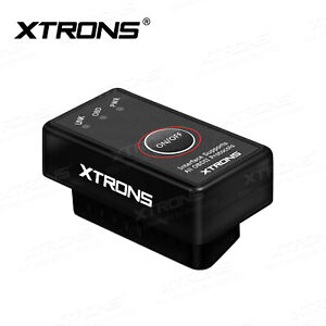 Bluetooth OBD2 Car Auto Diagnostic Scanner Power Switch Tool for Android Stereo