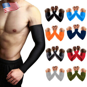 1 Pair Arm Sleeves for Men Women - Tattoo Cover Up - Sports Cooling Sleeve Cover