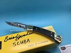 Buck 110 Custom Brian Yellowhorse Scuba Knife Knives NEW + Sheath YH389