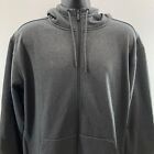 Eastbay Hoodie Mens Extra Large Gray Full Zip Pouch Pockets Heavyweight NEW