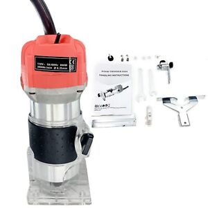110v 800w Palm Router Electric Hand Trimer Wood Router 1/4