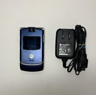 Motorola RAZR V3a - Cosmic blue (AT&T) Cellular Phone Turn On -Read Descr.-