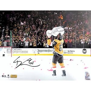 Mark Stone Autographed Stanley Cup Vegas Golden Knights 11x14 Photo COA Signed 2