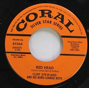50'S & 60'S 45 Cliff Steward And His Boro Lounge Boys - Red Head / The Aba Daba